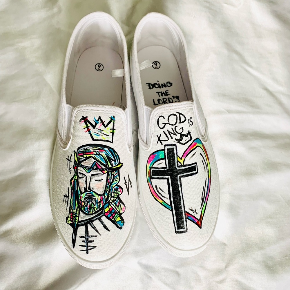 Custom Hand Painted Shoes